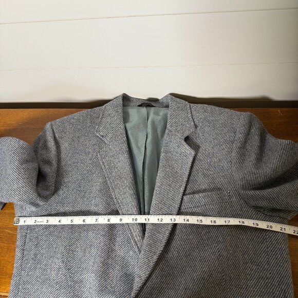 Kuppenheimer Blazer Sports Jacket Herringbone Gray - Picture 9 of 11